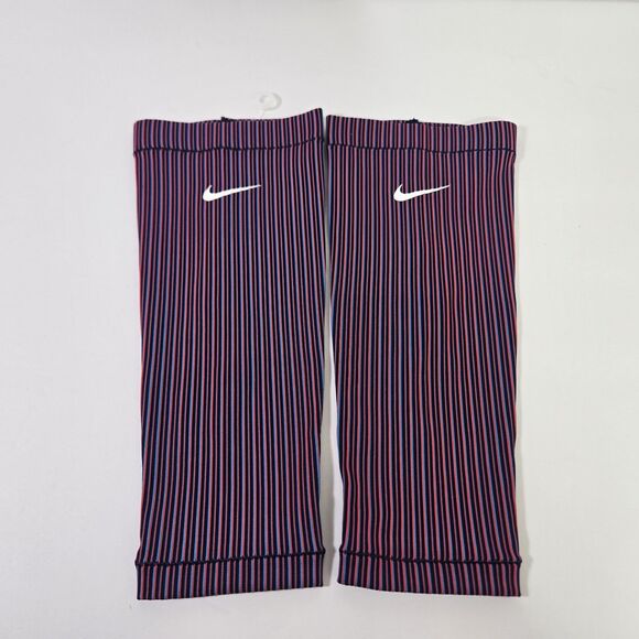 Nike Pro Elite USA MADE AO8492 Blue Red Calf Running Sleeve Size Large
